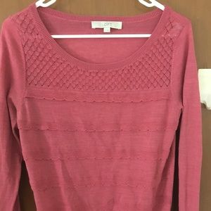 **3 for $15**Loft pink sweater